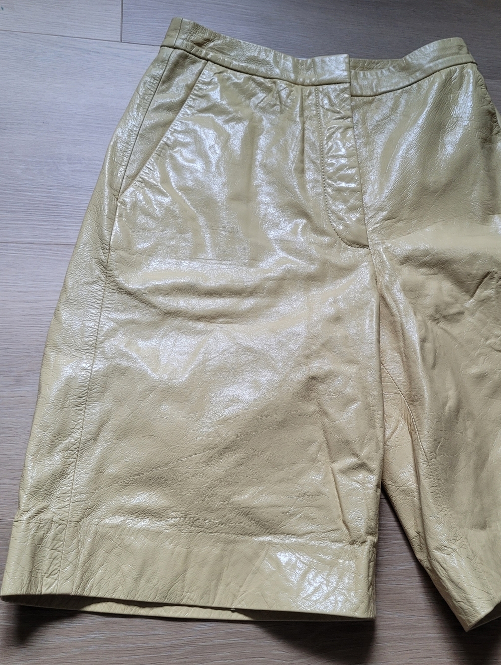 Yellow Leather Pants By BIRGER CHRISTENSEN